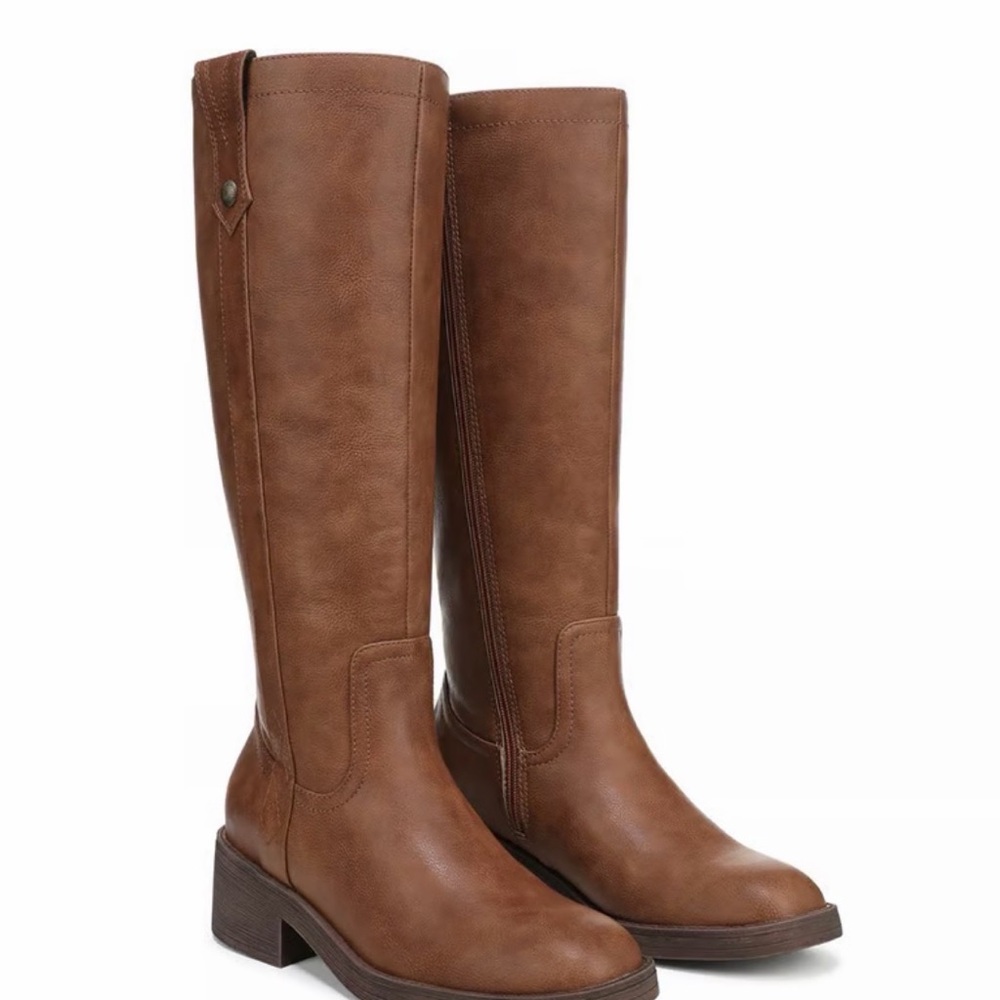 Women's Over-The-Knee Riding Boots in Chestnut Brown